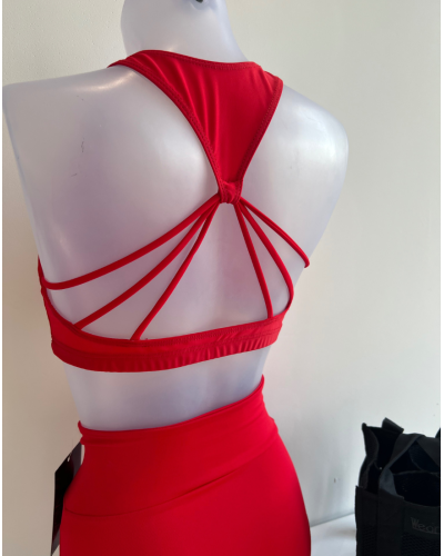 Brassière de danse rouge BR10 ANIA VICARD