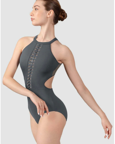 Justaucorps de danse Bloch Kelsie L9250 gris adulte