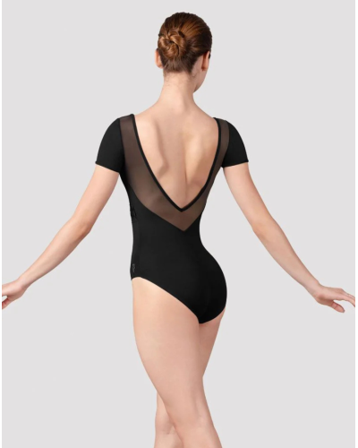 Justaucorps de danse Bloch Talise manches courtes noir L9242