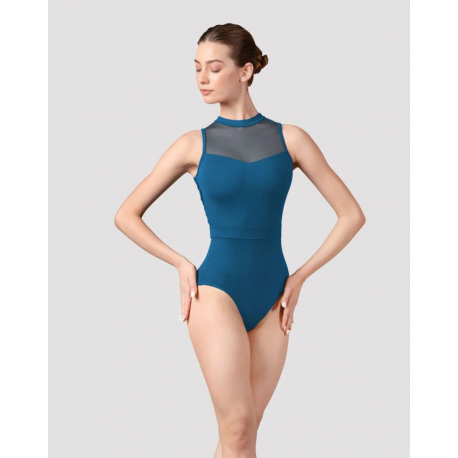 Justaucorps Femme Leony L8425 – Col Montant & Dos Ouvert – BLOCH