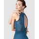 Justaucorps Femme Leony L8425 – Col Montant & Dos Ouvert – BLOCH