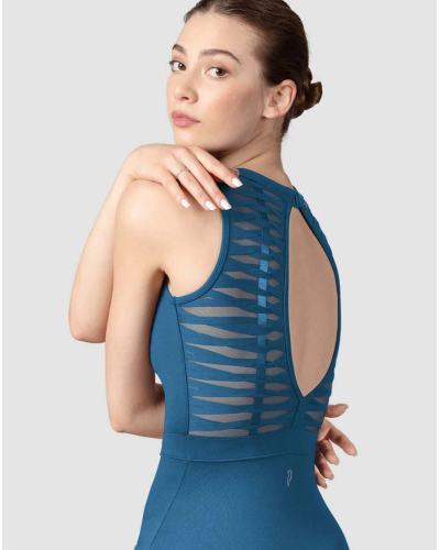 Justaucorps Femme Leony L8425 – Col Montant & Dos Ouvert – BLOCH