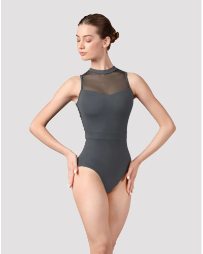 Justaucorps Femme Leony L8425 – Col Montant & Dos Ouvert – BLOCH