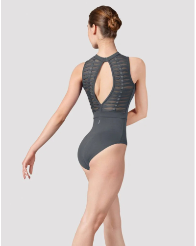 Justaucorps Femme Leony L8425 – Col Montant & Dos Ouvert – BLOCH