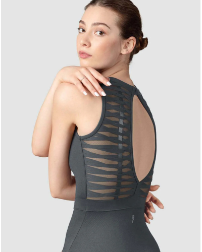 Justaucorps Femme Leony L8425 – Col Montant & Dos Ouvert – BLOCH