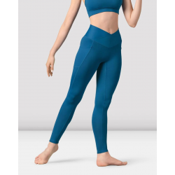 Legging femme à panneaux torsadés P8458 – BLOCH