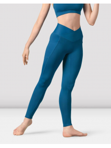 Legging femme à panneaux torsadés P8458 – BLOCH