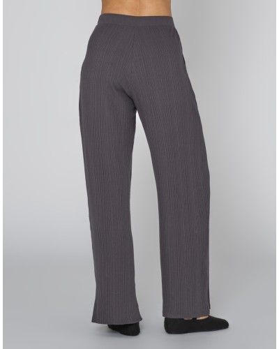 Pantalon large côtelé RINGO – Terracotta – Temps Danse