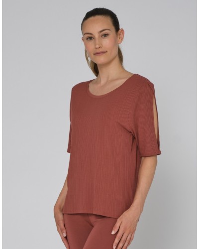 T-shirt côtelé fluide RIM Temps Danse