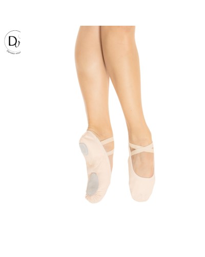 Demi-pointes NINA en toile bi-semelle - Dansez-Vous