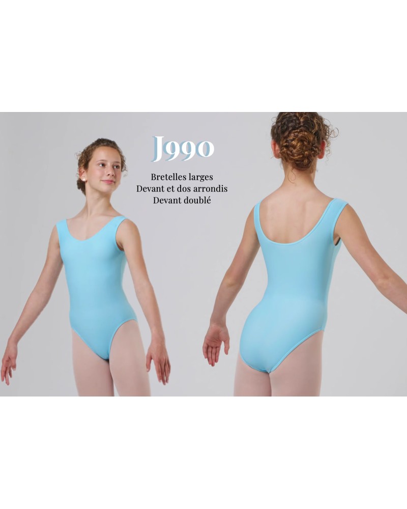Justaucorps Vicard J990 – Lilas, bretelles larges