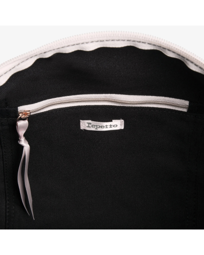 Sac de danse noir en coton noir REPETTO - Modèle Moyen
