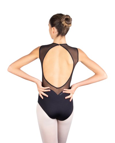 Justaucorps noir ACADIA – BALLET ROSA