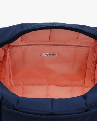 Sac polochon large Repetto bleu classique - B0233N