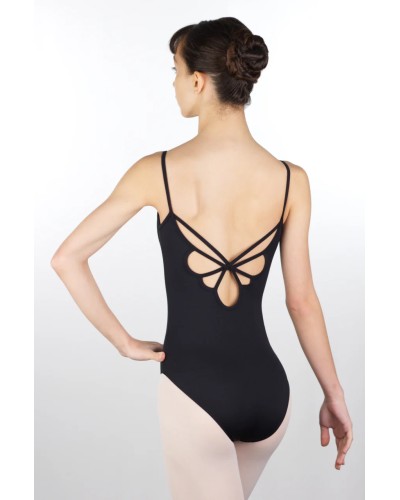 Justaucorps adulte Michelle de Ballet Rosa – Noir avec dos croisé