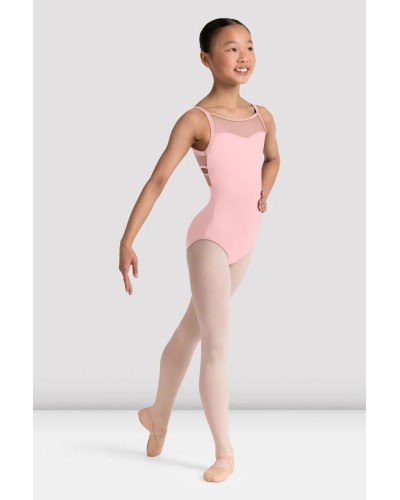 Justaucorps fille dos croisé – Bloch (noir ou rose)