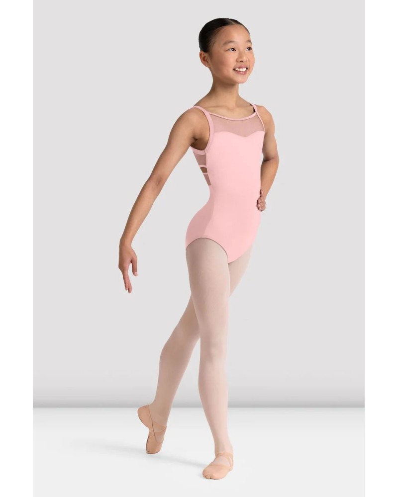 Justaucorps fille dos croisé – Bloch (noir ou rose)
