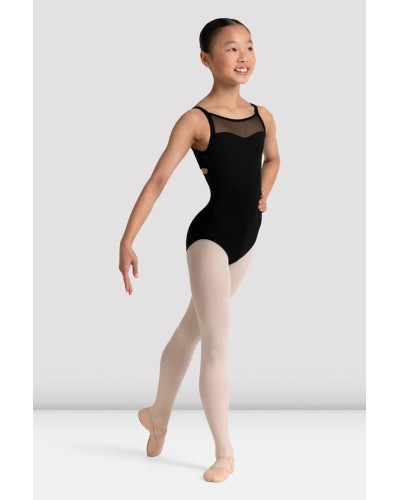 Justaucorps fille dos croisé – Bloch (noir ou rose)