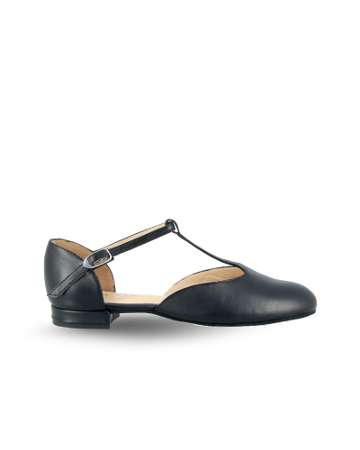 Chaussures de danse Merlet XIA – Salomé en cuir noir, confort et stabilité