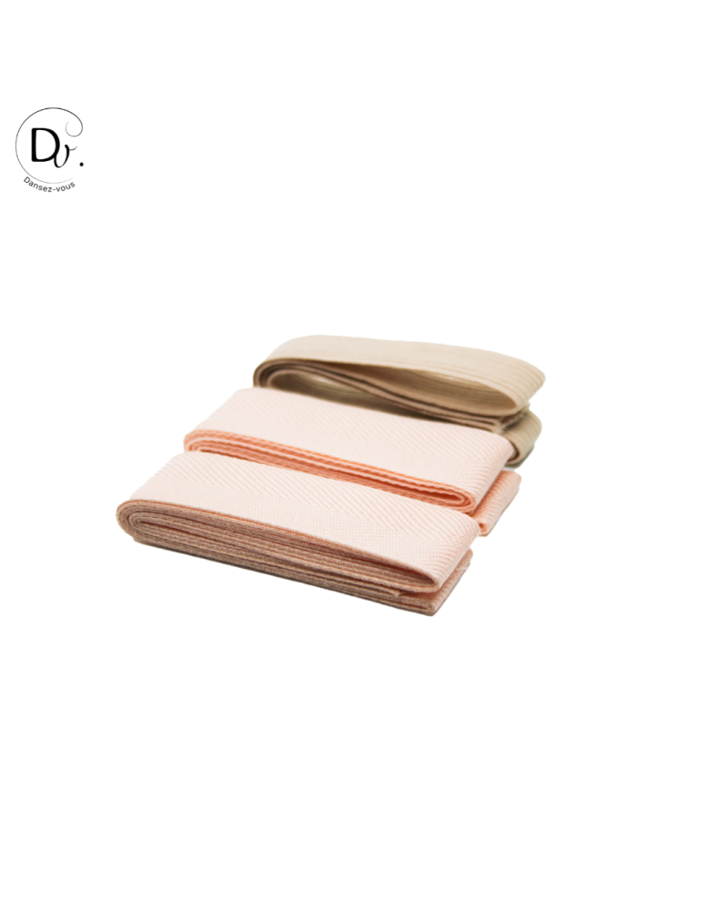 Kit ruban et élastique pour pointes