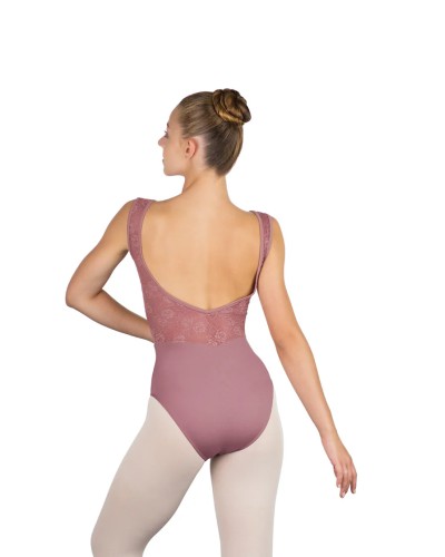 Justaucorps enfant Ballet Rosa Inaya – Blanc avec dentelle