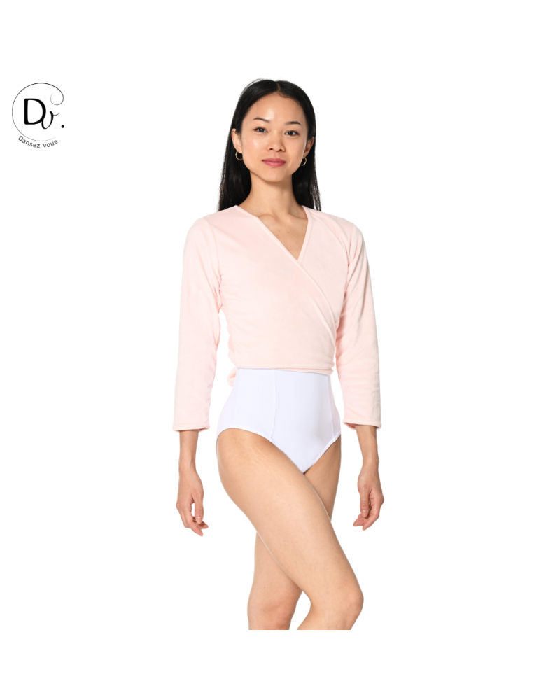 Cache-cœur rose de danse FLUFFY Dansez-Vous