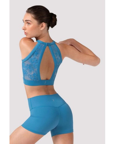 Brassière de danse Nina Floral Camellia – Rouge & Bleu – BLOCH