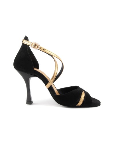 Chaussures de danse PD816 PortDance – Cuir noir