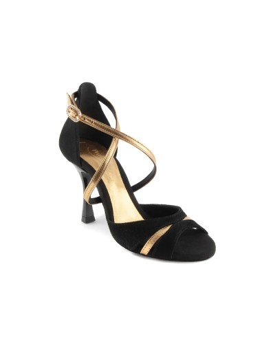Chaussures de danse PD816 PortDance – Cuir noir