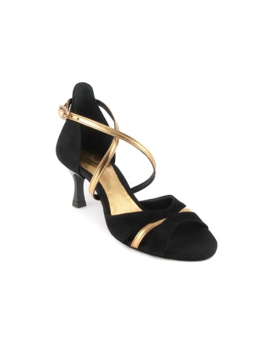 Chaussures de danse PD816 PortDance – Cuir noir