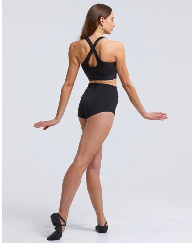 Short taille haute ADONIS noir Temps Danse
