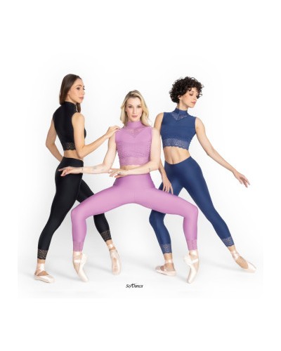 Legging RITA RDE2770 So Danca – Taille haute & Dentelle