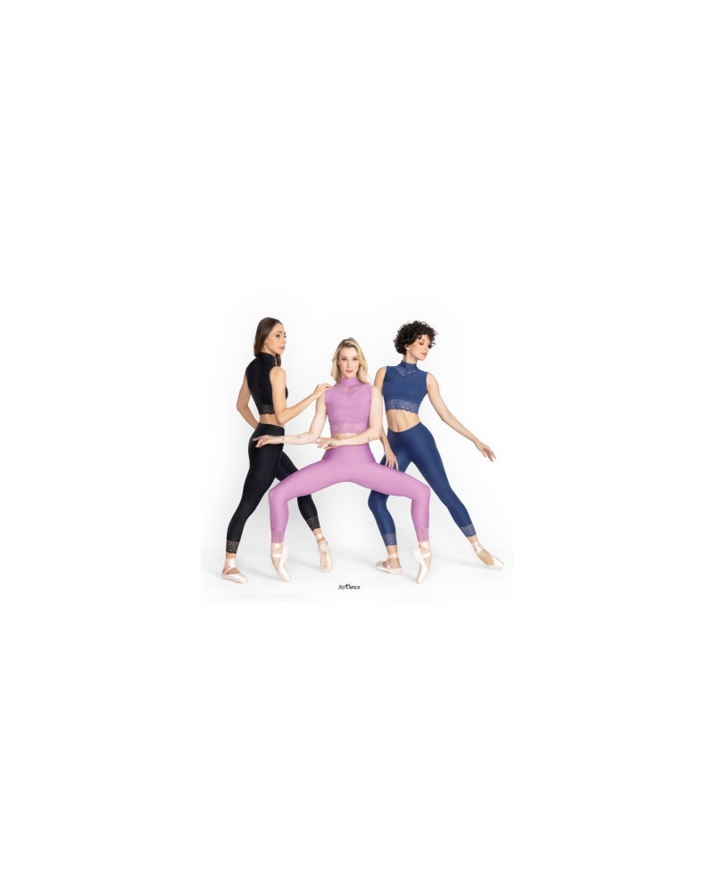 Legging RITA RDE2770 So Danca – Taille haute & Dentelle
