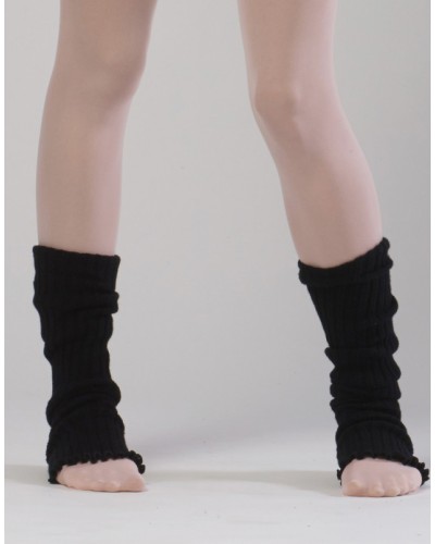 Guêtres de danse 40 cm noir Temps Danse échauffement