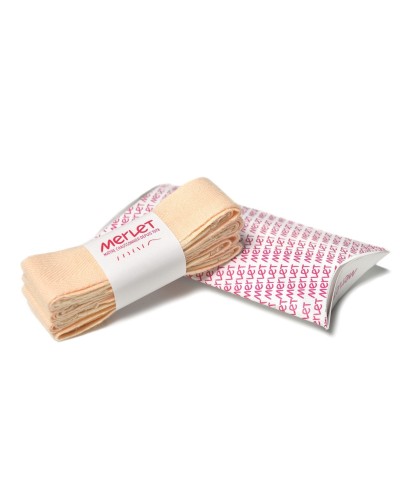 Rubans pour pointes MERLET coton avec inserts élastiques