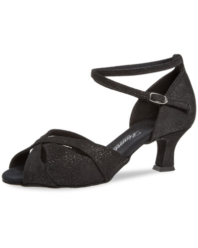Chaussures de danse femme Diamant talon 5 cm noir daim