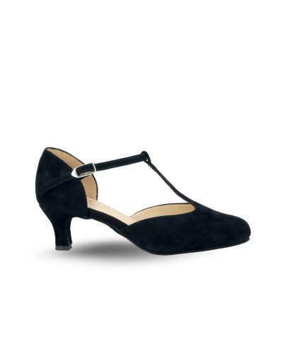 Chaussures de danse Merlet XIA – Salomé en cuir noir, confort et stabilité