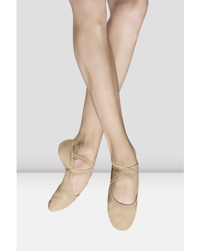 Demi-pointes bi-semelle de couleur sable BLOCH S0284L PERFORMA