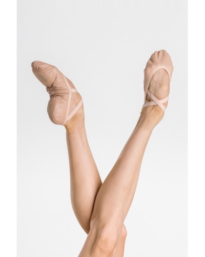 Demi-pointes WEAR MOI VESTA toile stretch en coloris tan