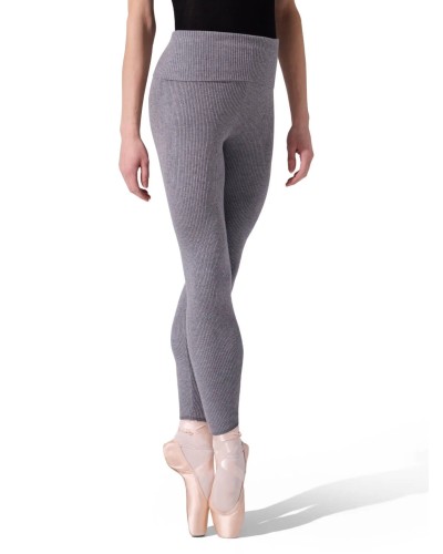 Legging de danse côtelé gris 11382 Capezio