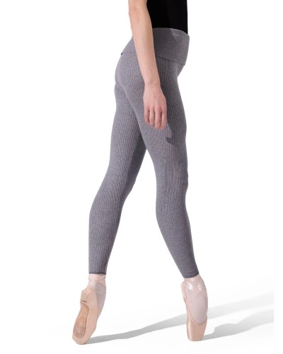 Legging de danse côtelé gris 11382 Capezio