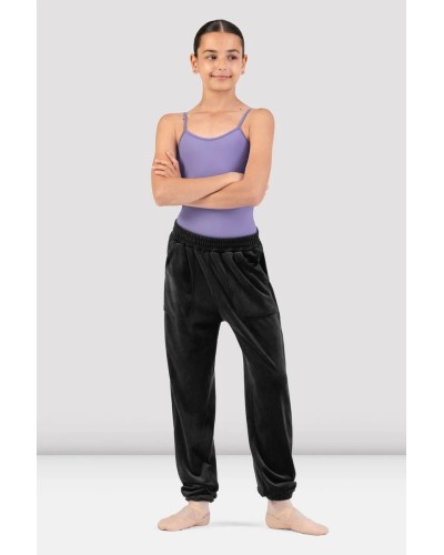 Pantalon d’échauffement velours Nicole BLOCH fille