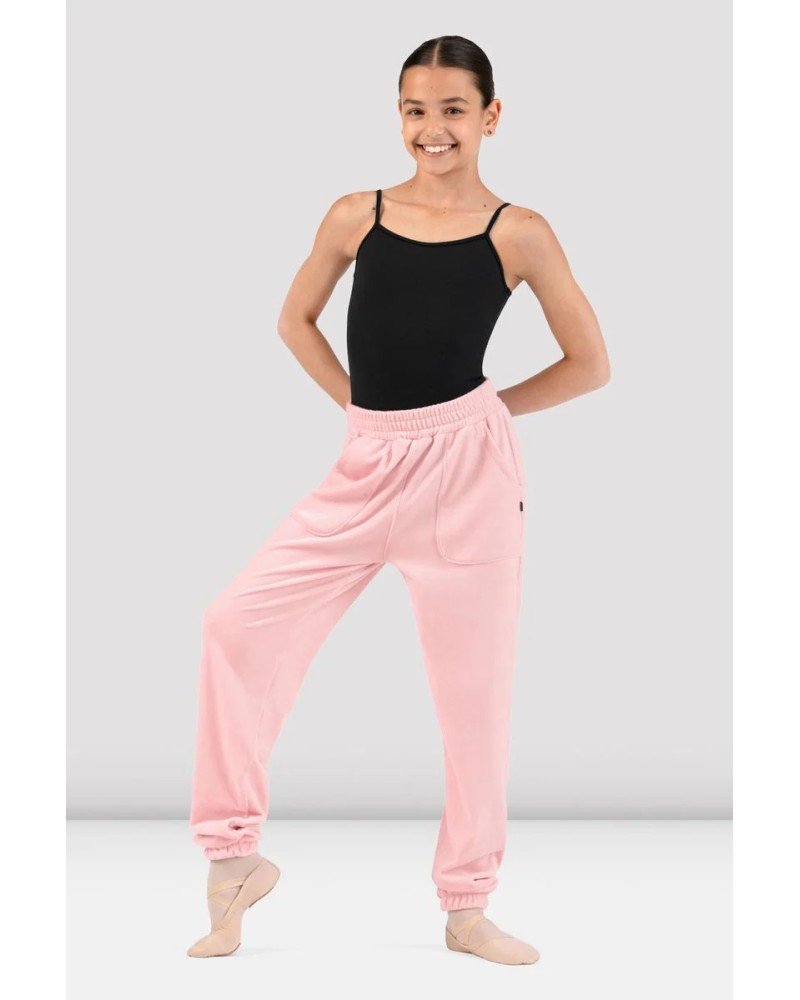 Pantalon d’échauffement velours Nicole BLOCH fille