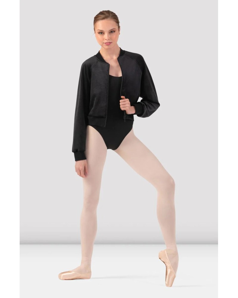 Veste d’échauffement velours Amanda BLOCH femme