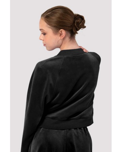 Veste d’échauffement velours Amanda BLOCH femme