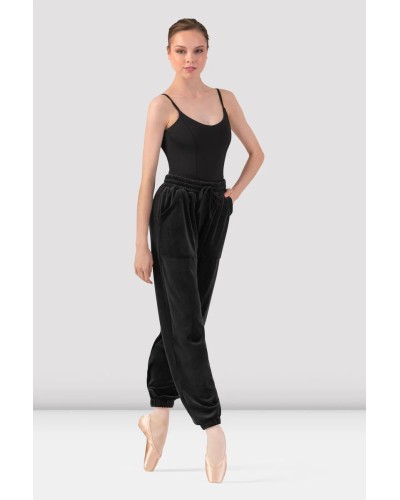 Pantalon d’échauffement velours Gloria BLOCH femme