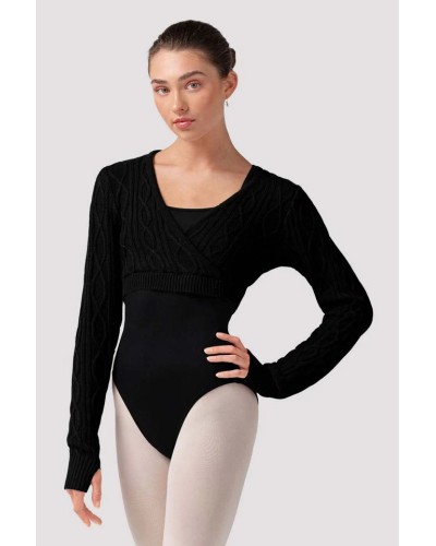 Cache-cœur d’échauffement danse BLOCH femme manches longues