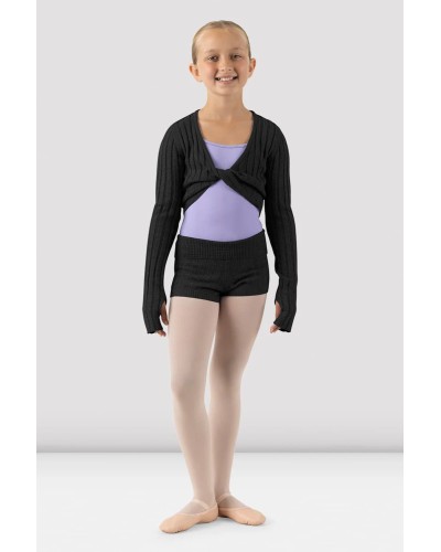 Short de danse en tricot noir BLOCH Lily