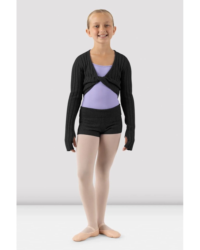 Short de danse en tricot noir BLOCH Lily