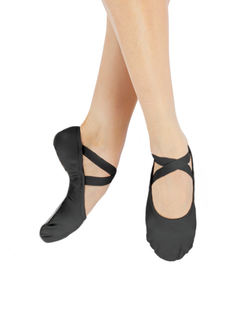 Demi-pointes toile stretch noir Liberty de GAYNOR MINDEN